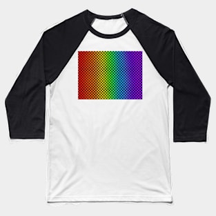 Rainbow dots Baseball T-Shirt